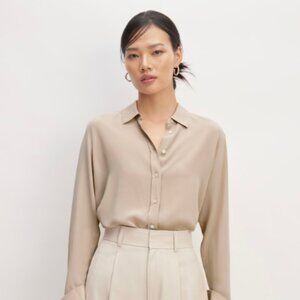 Everlane Washable Clean Silk Relaxed Shirt